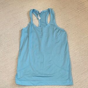 Lululemon Women's Swiftly Blue Racerback Tank Top - size 6